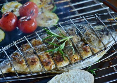 Gegrillter Fisch