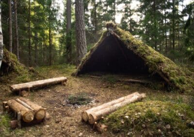 Bushcraft Unterschlupf